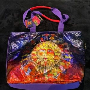 NWT Laurel Burch foiled bag “Harmony Sun”